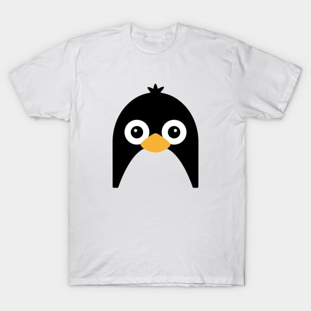 Cute Vector Penguin Face T-Shirt by chunkydesign